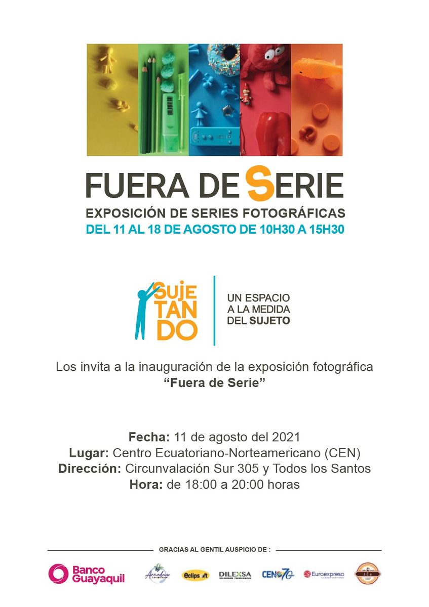Invitación a la exposición fotográfica Fuera de Serie