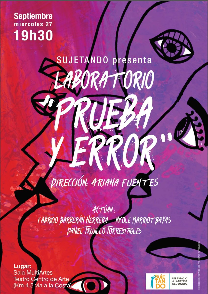 Afiche de la segunda versión de Laboratorio Prueba y Error, 2023