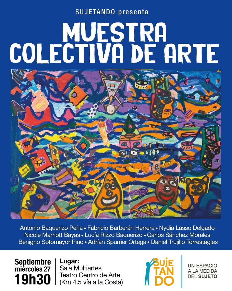 Afiche de la Muestra Colectiva de Arte, 2023
